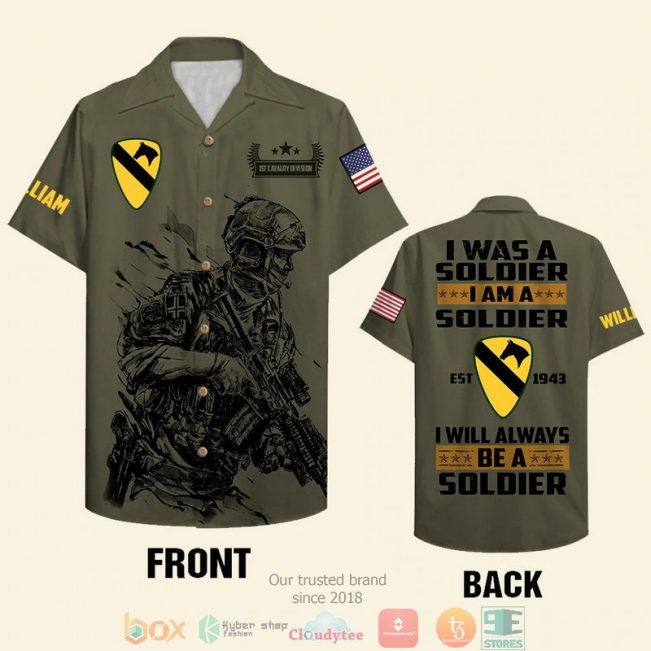 Personalized I Will Always Be A Soldier Veteran Custom Hawaiian Shirt, Shorts - Hot Sale 2025