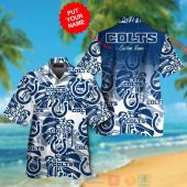 Personalized Indianapolis Colts Tropical Plants Custom Hawaiian Shirt And Shorts.jpg - demo10