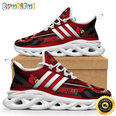 Personalized Louisville Cardinals Max Soul Shoes Sneakers Elevate Your Every Step