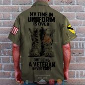 Personalized My Time In Uniform Is Over Veteran Military Soldiers Veteran Custom Hawaiian Shirt Shorts 1 2 768x768 1.jpg - demo10