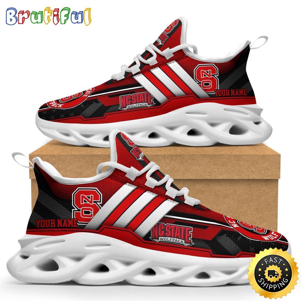 Personalized NC State Wolfpack Max Soul Shoes Sneakers Elevate Your Every Step