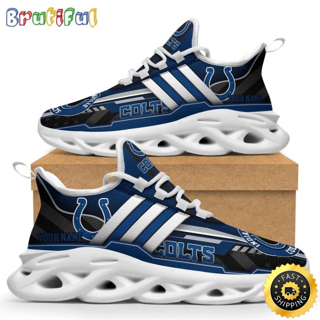 Personalized NFL Indianapolis Colts Sneaker Max Soul Shoes The Perfect sports Gift For Fans