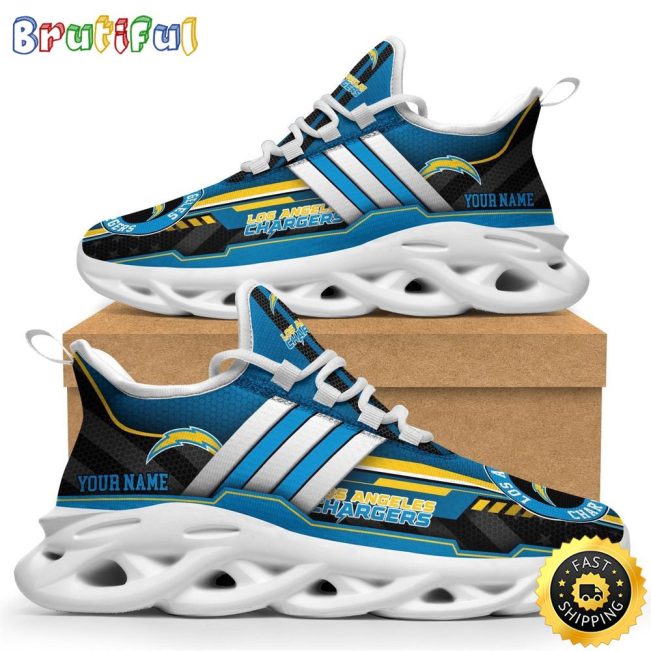Personalized NFL Los Angeles Chargers Sneaker Max Soul Shoes The Perfect sports Gift For Fans