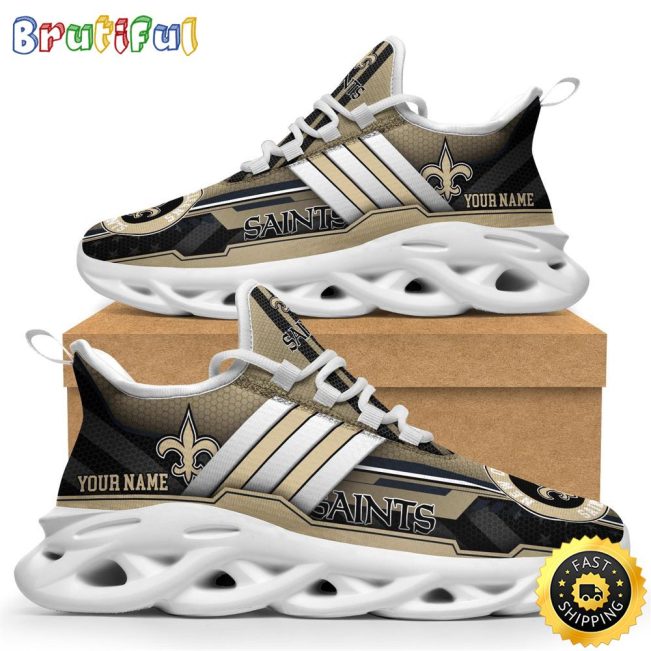 Personalized NFL New Orleans Saints Sneaker Max Soul Shoes The Perfect sports Gift For Fans