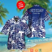 Personalized New York Giants Monstera Deliciosa Hawaiian Shirt Short.jpg - demo10