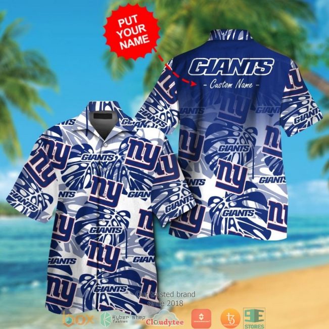 Personalized New York Giants Monstera Deliciosa Hawaiian Shirt, Short - Hot Sale 2025