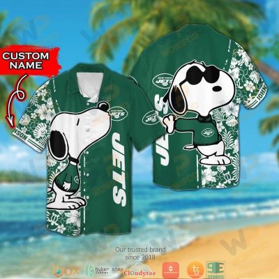 Personalized New York Jets Snoopy Hawaiian Shirt, Short - Hot Sale 2025