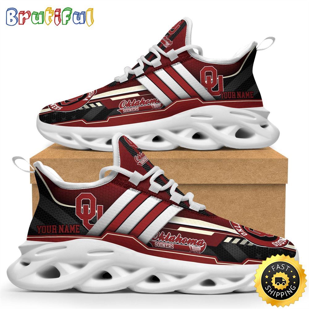 Personalized Oklahoma Sooners Max Soul Shoes Sneakers Elevate Your Every Step
