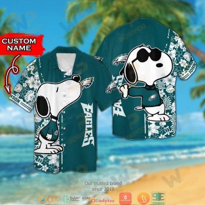 Personalized Philadelphia Eagles Snoopy Hawaiian Shirt, Short - Hot Sale 2025