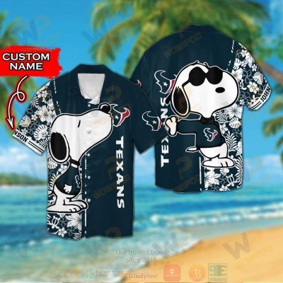 Personalized Snoopy Houston Texans Custom Hawaiian Shirt And Shorts - Hot Sale 2025