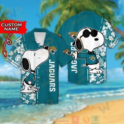 Personalized Snoopy Jacksonville Jaguars Custom Hawaiian Shirt And Shorts - Hot Sale 2025