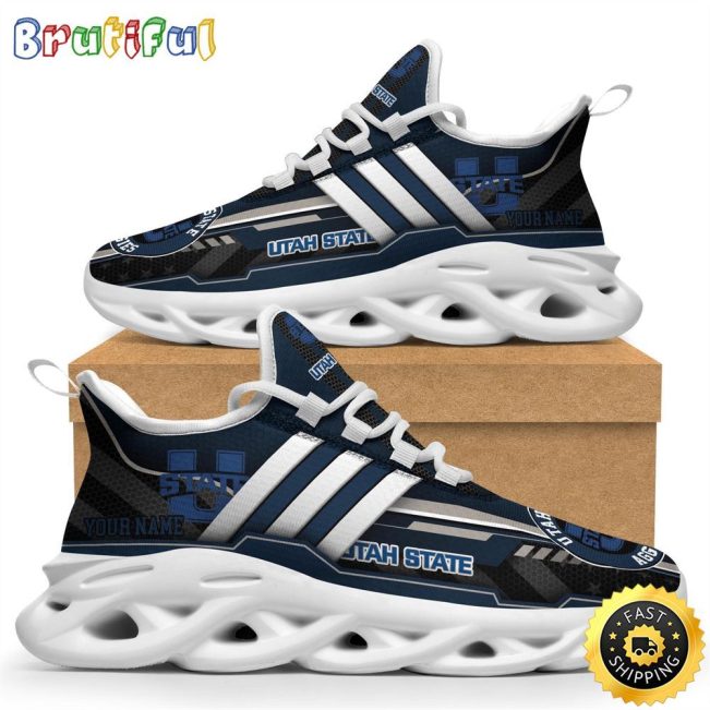 Personalized Utah State Aggies Max Soul Shoes Sneakers Elevate Your Every Step