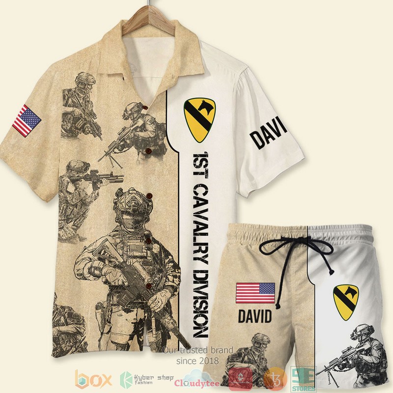 Personalized Veteran Hawaiian Shirt And Beach Shorts - Hot Sale 2025