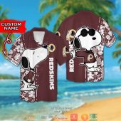 Personalized Washington Redskins Snoopy Hawaiian Shirt Short.jpg - demo10