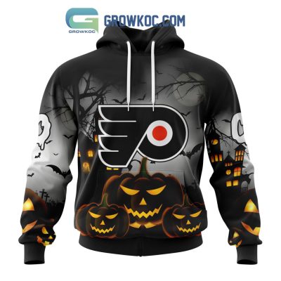 Philadelphia Flyers NHL Special Pumpkin Halloween Night Hoodie T Shirt