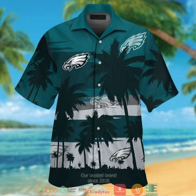 Philadelphia Eagles Coconut Island Green Hawaiian Shirt, Short - Hot Sale 2025