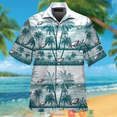 Philadelphia Eagles Coconut Island Hawaiian Shirt, Short - Hot Sale 2025