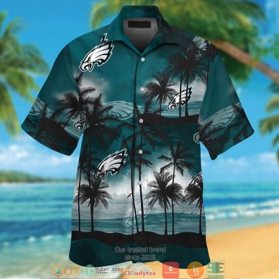 Philadelphia Eagles Coconut Island Ocean Hawaiian Shirt, Short - Hot Sale 2025