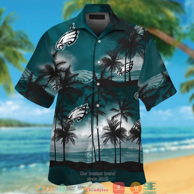 Philadelphia Eagles Coconut Island Ocean Hawaiian Shirt, Short - Hot Sale 2025