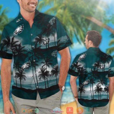 Philadelphia Eagles Coconut Island Ocean Hawaiian Shirt, Short - Hot Sale 2025