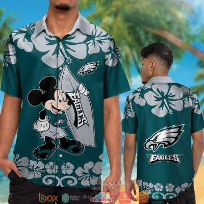 Philadelphia Eagles Mickey Mouse Hawaiian Shirt, Short - Hot Sale 2025