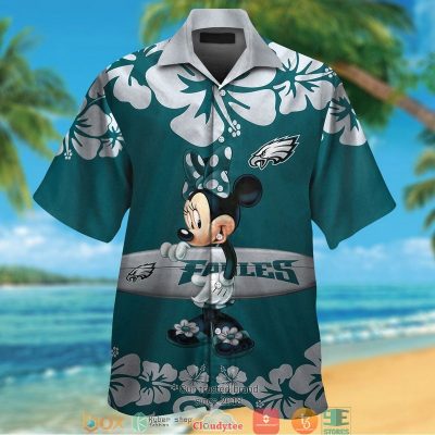 Philadelphia Eagles Minnie Mouse Hawaiian Shirt, Short - Hot Sale 2025