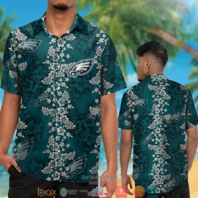 Philadelphia Eagles Hibiscus Leaf Hawaiian Shirt, Short - Hot Sale 2025