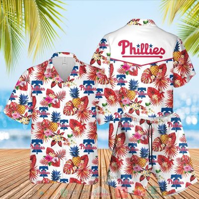 Philadelphia Phillies Mlb Pineapple Hawaiian Shirt, Shorts - Hot Sale 2025