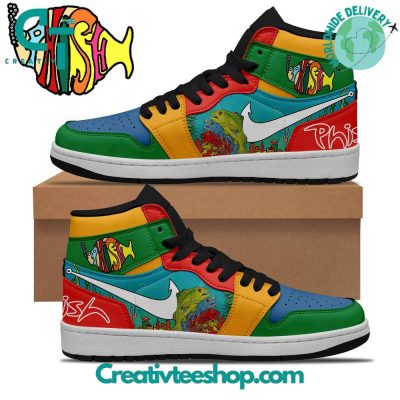 Phish Rock Band Air Jordan 1 Sneakers - soulcals.com