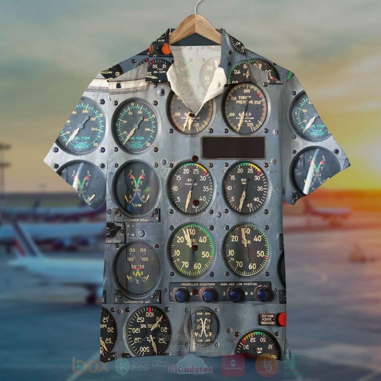 Pilot Custom Name Flight Instruments Panel Hawaiian Shirt, Short - Hot Sale 2025 Pilot Custom Name Flight Instruments Panel Hawaiian Shirt, Short - Hot Sale 2025