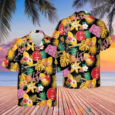 Pink Floyd Band Pineapple Black Yellow Hawaiian Shirt, Shorts - Hot Sale 2025