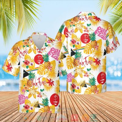 Pink Floyd Band Pineapple White Yellow Hawaiian Shirt, Shorts - Hot Sale 2025
