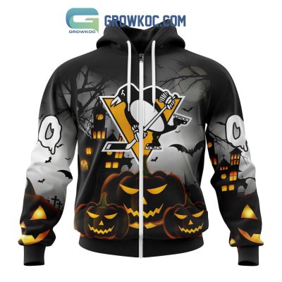 Pittsburgh Penguins NHL Special Pumpkin Halloween Night Hoodie T Shirt