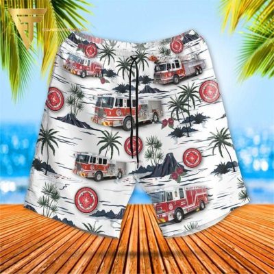 Pittsburgh Fighterfi Rescue White All Over Print Hawaiian Shirts And Beach Shorts - Hot Sale 2025