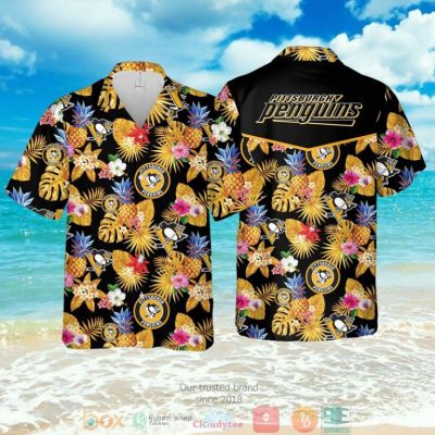 Pittsburgh Penguins Nhl Pineapple Hawaiian Shirt, Shorts - Hot Sale 2025