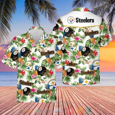 Pittsburgh Steelers Nfl Pineapple White Hawaiian Shirt, Shorts - Hot Sale 2025