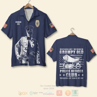 Police Honorary Member Personalized Hawaiian Shirt, Short - Hot Sale 2025