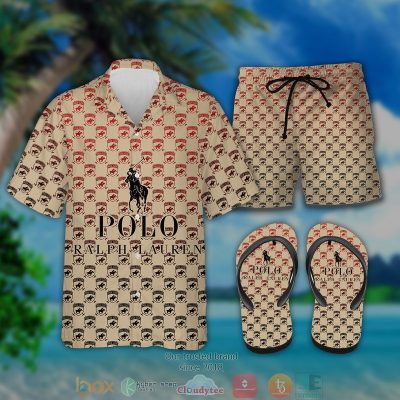 Polo Ralph Lauren Hawaiian Shirt And Short - Hot Sale 2025
