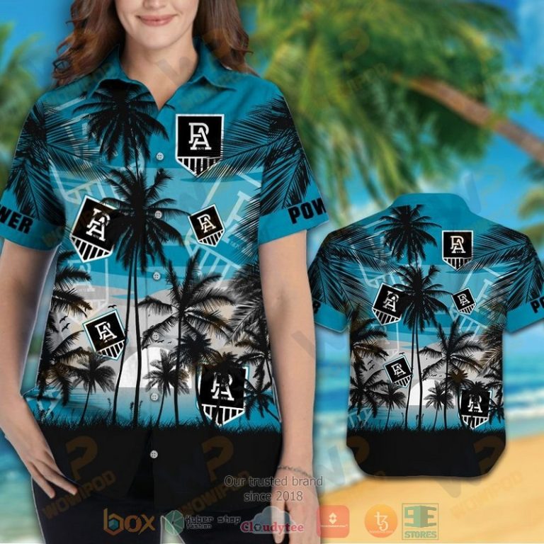 Port Adelaide Football Club Tropical Hawaiian Shirt And Shorts - Hot Sale 2025 Port Adelaide Football Club Tropical Hawaiian Shirt And Shorts - Hot Sale 2025