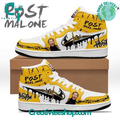 Post Malone High Top Air Jordan 1 Sneaker - soulcals.com