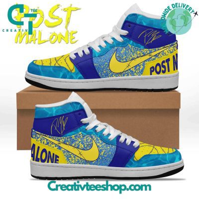 Post Malone Signature High Top Air Jordan 1 Sneaker - soulcals.com