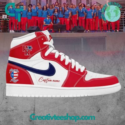 Puerto Rico FIBA Basketball Air Jordan 1 Sneaker - soulcals.com