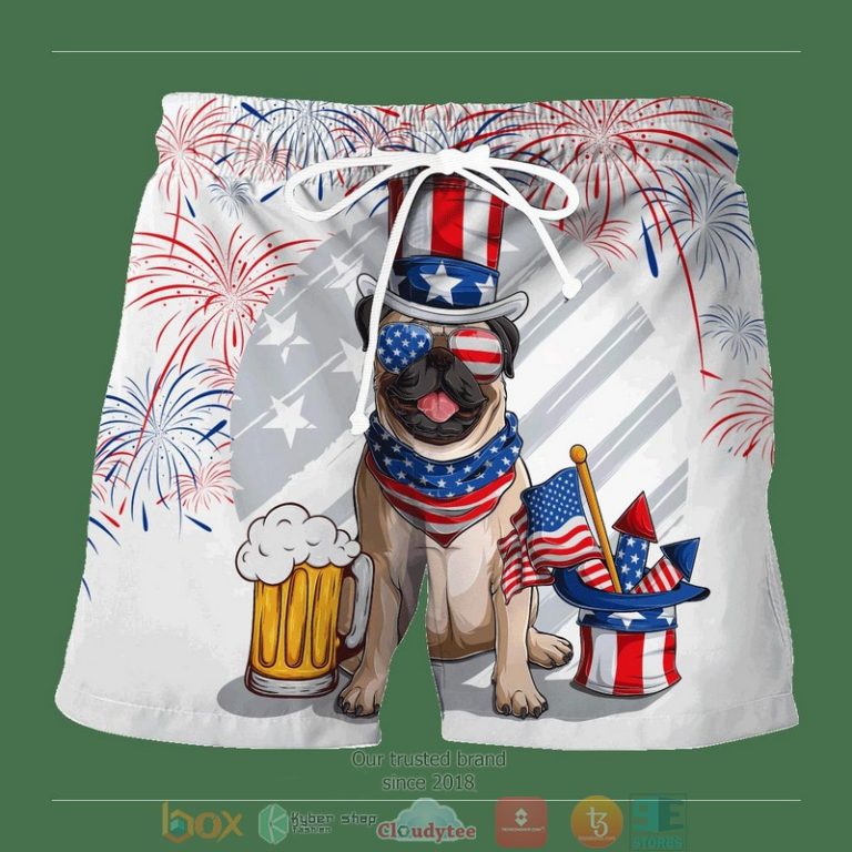 Pug United States Flag Independence Day Is Coming Hawaiian Shirt, Shorts - Hot Sale 2025 Pug United States Flag Independence Day Is Coming Hawaiian Shirt, Shorts - Hot Sale 2025