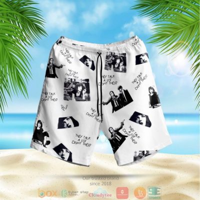Pulp Fiction They Talk A Lot Don?T They White Hawaiian Shirt, Shorts - Hot Sale 2025