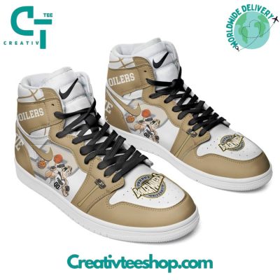 Purdue Boilermakers Basketball Go Boilers Air Jordan 1 Sneaker - soulcals.com
