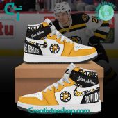 AHL Providence Bruins Air Jordan 1 Sneakers - soulcals.com