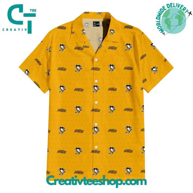 Pittsburgh Penguins Ice Dynasty Hawaiian Set - Teesmith