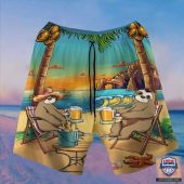 Qnnulwlr T250522 13xxxsloth Chill Out With Beer Hawaiian Shirt Beach Short 1.jpg - demo10