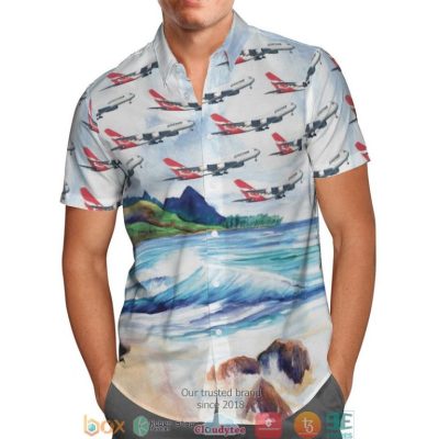 Qantas Airways Airlines Hawaiian Shirt, Short - Hot Sale 2025