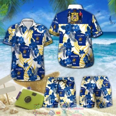 Don?T Mess With Wisconsin Tropical Hibiscus Hawaiian Shirt And Shorts - Hot Sale 2025